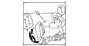 病院でおひるねだゾ