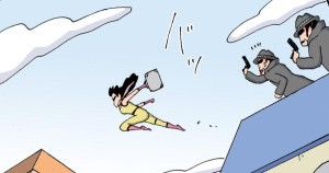 隣のおばさんはスパイ？だゾ