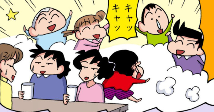 暴れまわるしんちゃんたち