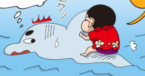 真夏のドルフィンキックだゾ