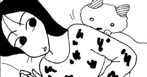 ネコを拾ったまつざか先生だゾ
