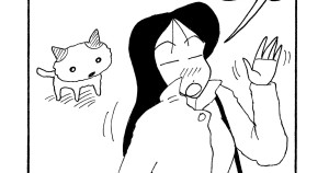 ネコを拾ったまつざか先生だゾ
