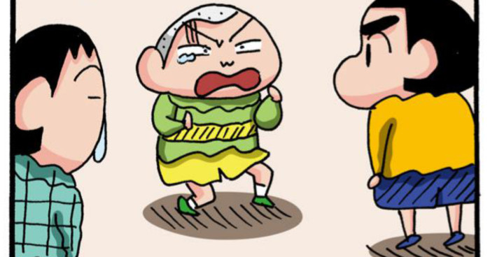 怒るマサオくん