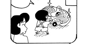 おもちゃの車で大暴れだゾ