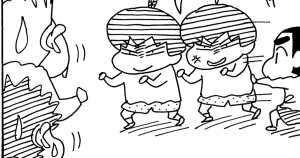 双子の喧嘩は激しいゾ